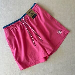 Chubbies The Avalons 5.5" Classic Swim Trunks Pink Blue Mens Small NWT